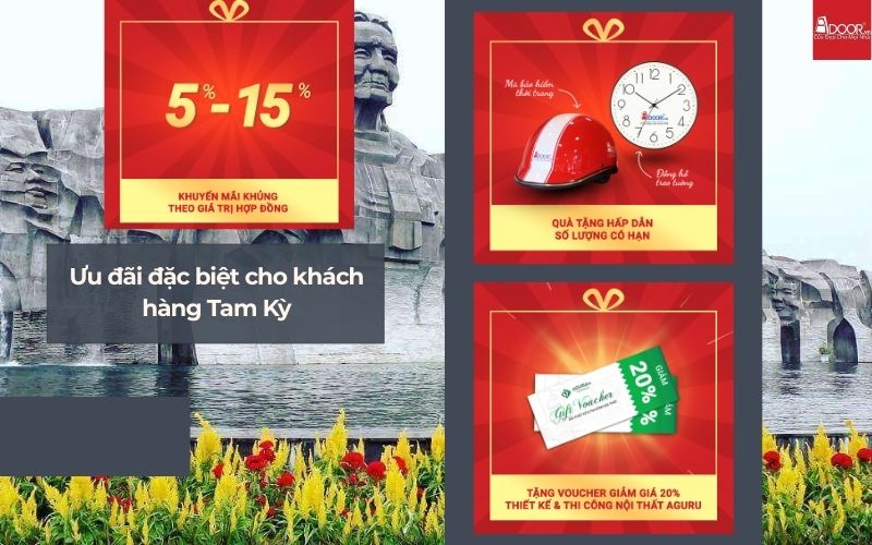 Nhận ngay gói quà tặng nội thất giá trị từ Adoor khi lắp đặt hệ thống cửa nhôm kính Xingfa Tam Kỳ (nhập khẩu) cho ngôi nhà mới.
