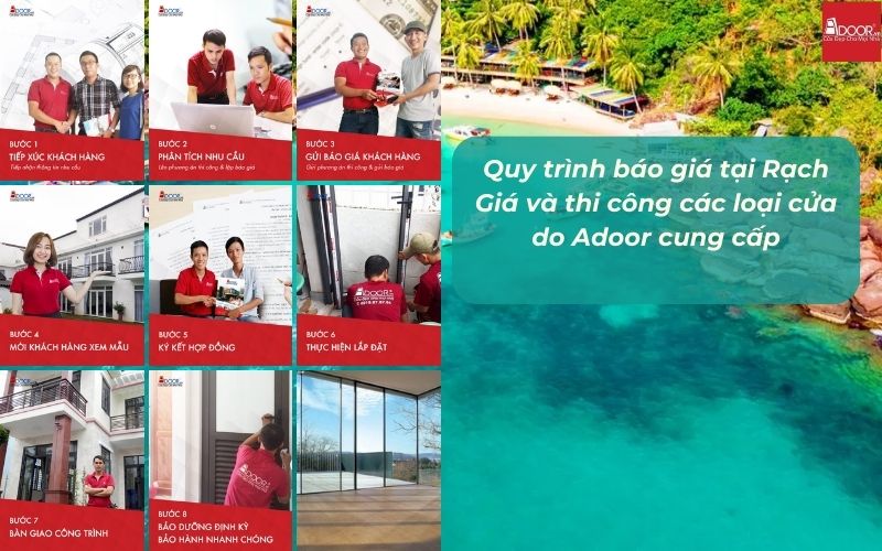 Quy trình sản xuất và lắp đặt cửa nhôm kính Xingfa Rạch Giá (nhập khẩu) chuẩn quốc tế