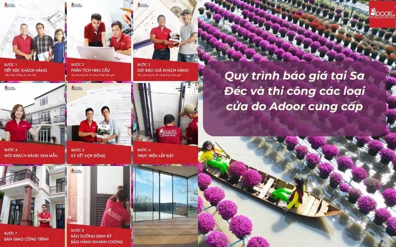 Quy trình sản xuất CNC và lắp đặt cửa nhôm kính Xingfa Sa Đéc (nhập khẩu) chuẩn quốc tế