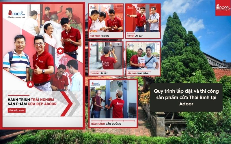 Adoor hỗ trợ khảo sát tận nơi và báo giá trọn gói minh bạch, giúp bạn sở hữu cửa nhôm kính Xingfa Thái Bình (nhập khẩu) với chi phí tối ưu.