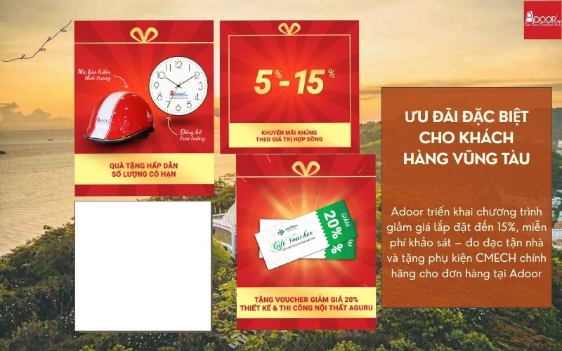 Ưu đãi cửa nhôm kính Xingfa Vũng Tàu (nhập khẩu)