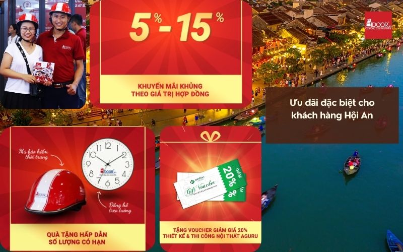 Ưu đãi thi công cửa nhôm kính Xingfa Hội An (Nhập khẩu) Adoor – trọn gói, tiết kiệm chi phí tối đa