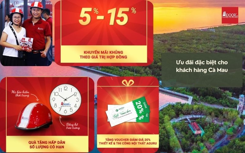 Ưu đãi "khủng", hỗ trợ chi phí lắp đặt cửa nhôm kính Xingfa Cà Mau (nhập khẩu) cực hời