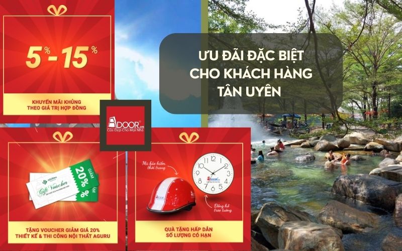 Đón mừng diện mạo mới của thành phố trẻ cùng ưu đãi cực lớn từ Adoor cho các gói lắp đặt cửa nhôm kính Xingfa Tân Uyên (nhập khẩu).