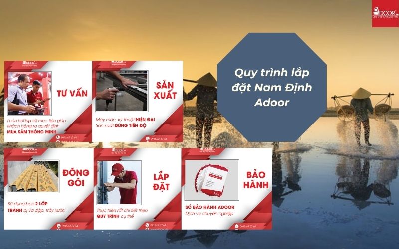 Adoor tối ưu quy trình báo giá minh bạch, giúp khách hàng sớm sở hữu cửa nhôm kính Xingfa Nam Định (nhập khẩu) đúng cam kết kỹ thuật.