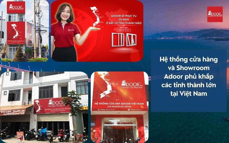 Mạng lưới showroom và đại lý cửa nhôm kính Xingfa Bình Định (nhập khẩu) chính hãng