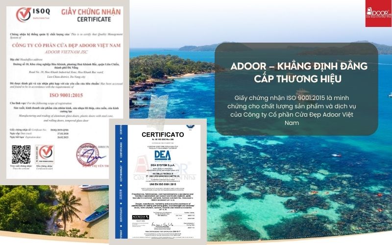 Chứng nhận & kiểm định quốc tế đảm bảo độ bền – cách âm – cách nhiệt