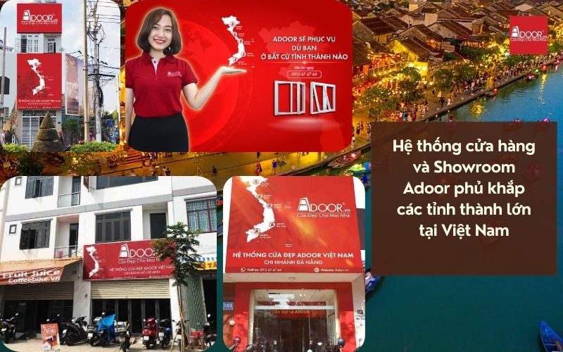 Hệ thống phân phối và thi công cửa nhôm kính Xingfa Hội An (nhập khẩu) Adoor và trên toàn quốc