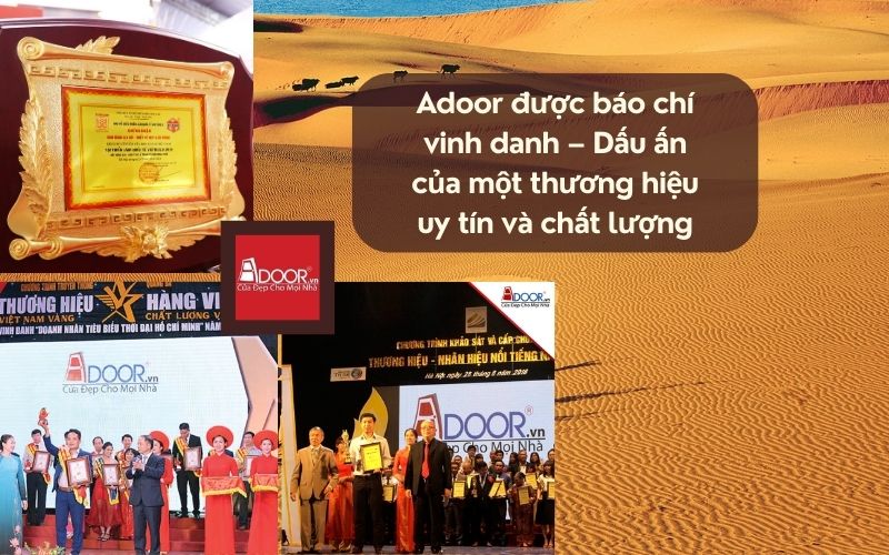 Adoor được truyền thông đánh giá là thương hiệu dẫn đầu trong thi công cửa nhôm kính Xingfa tại Việt Nam