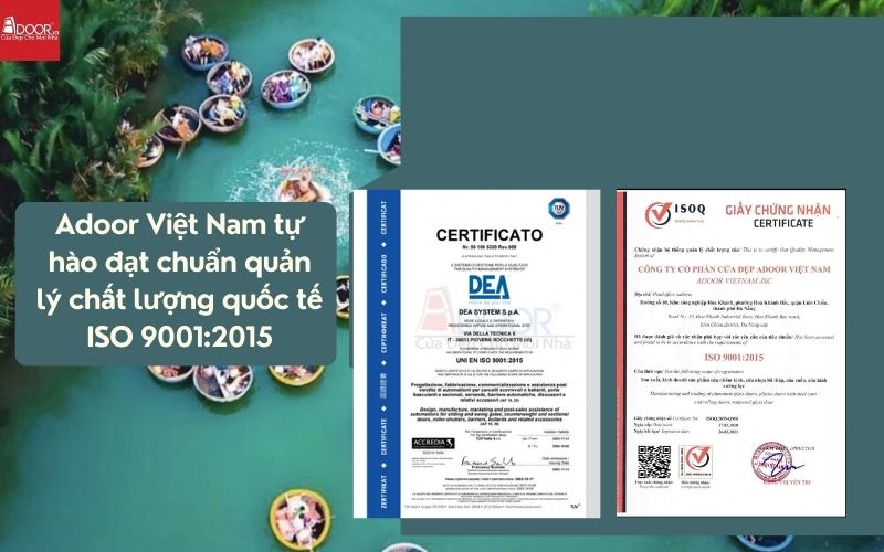Với chuẩn mực ISO quốc tế, Adoor bảo chứng cho sự bền bỉ của cửa nhôm kính Xingfa Quảng Nam (nhập khẩu) trước cái nắng và gió mặn của miền Trung.