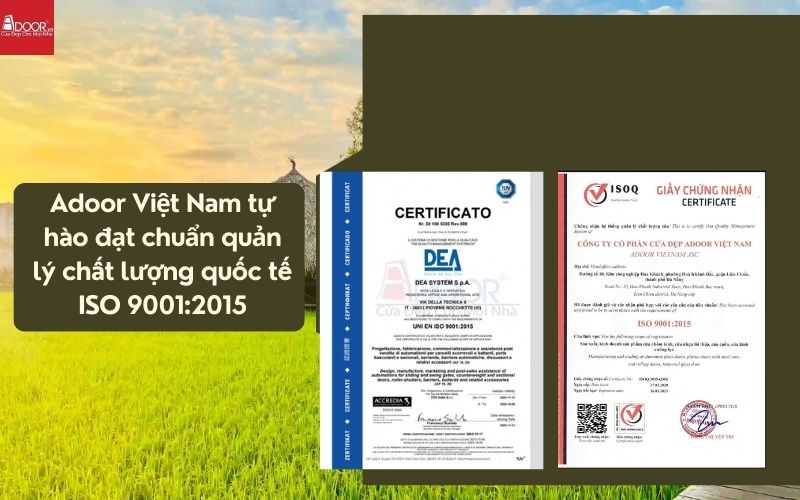 Hệ thống chứng nhận quốc tế khẳng định chất lượng cửa nhôm Xingfa Cao Lãnh