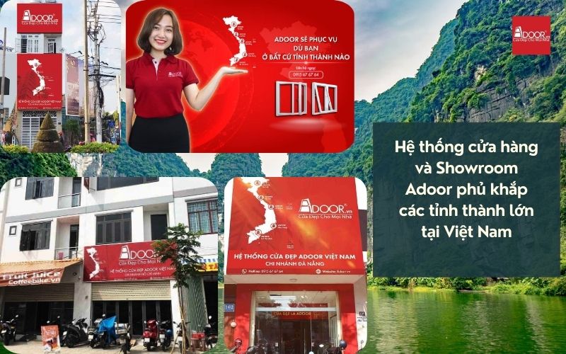 Hệ thống cung ứng cửa nhôm kính Xingfa Hoa Lư (nhập khẩu) rộng khắp toàn quốc
