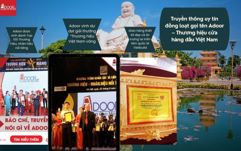 Thương hiệu được vinh danh và công nhận uy tín toàn quốc