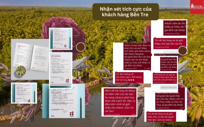 Nhận xét tích cực của khách hàng Bến Tre 