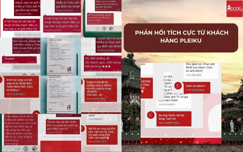 Phản hồi tích cực từ khách hàng tại Pleiku sau khi thi công