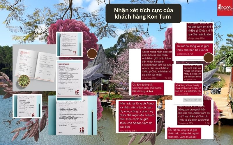 Nhận xét tích cực của khách hàng Kon Tum 