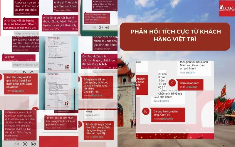 Phản hồi tích cực từ khách hàng tại Việt Trì – Phú Thọ