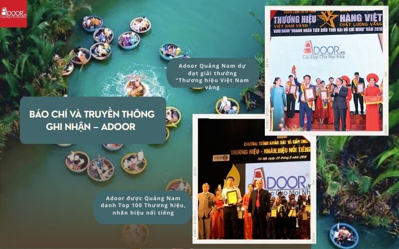 Được báo chí vinh danh nhờ chất lượng vượt trội, Adoor là cái tên uy tín hàng đầu khi nhắc đến dòng cửa nhôm kính Xingfa Quảng Nam (nhập khẩu).