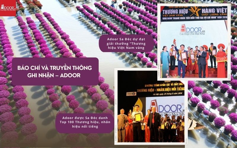 Giải thưởng danh giá khẳng định thương hiệu "Vàng" ngành cửa