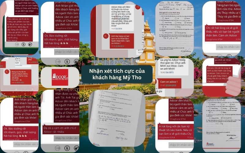 Nhận xét tích cực của khách hàng Mỹ Tho