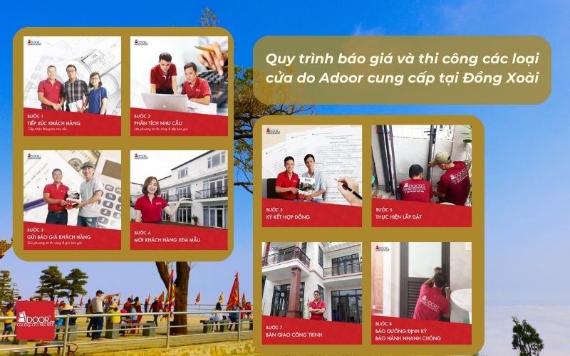 Quy trình sản xuất và thi công chuyên nghiệp cửa nhôm kính Xingfa Đồng Xoài (nhập khẩu)