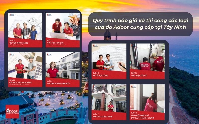 Adoor tối ưu hóa mọi công đoạn từ báo giá đến lắp đặt, giúp bạn sớm hoàn thiện tổ ấm cùng cửa nhôm kính Xingfa Tây Ninh (nhập khẩu). Adoor tối ưu hóa mọi công đoạn từ báo giá đến lắp đặt, giúp bạn sớm hoàn thiện tổ ấm cùng cửa nhôm kính Xingfa Tây Ninh (nhập khẩu).