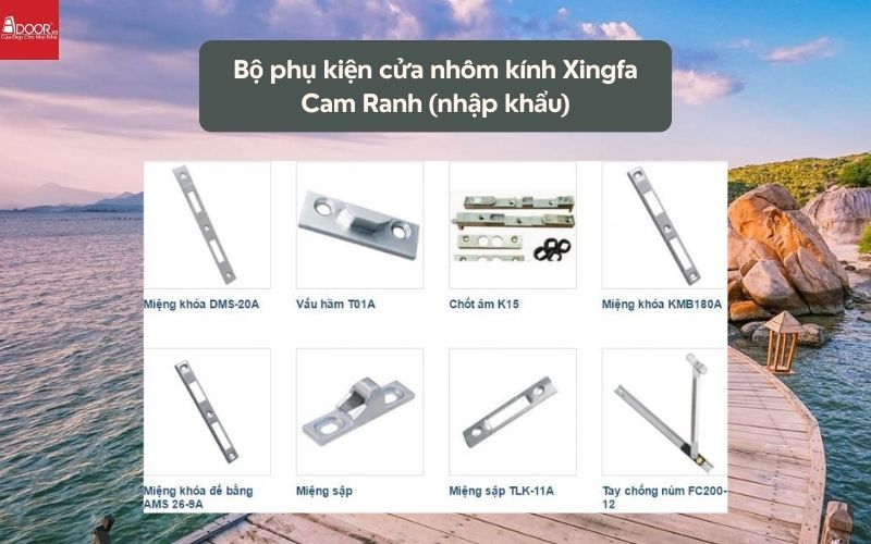 Bộ phụ kiện cửa nhôm kính Xingfa Cam Ranh (nhập khẩu) 02
