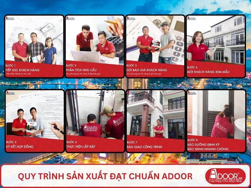 Cơ sở sản xuất của Adoor phục vụ khách hàng tại Cần Thơ