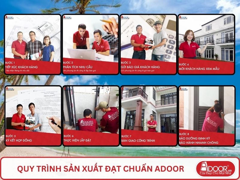 Cơ sở sản xuất của Adoor phục vụ khách hàng tại Kiên Giang