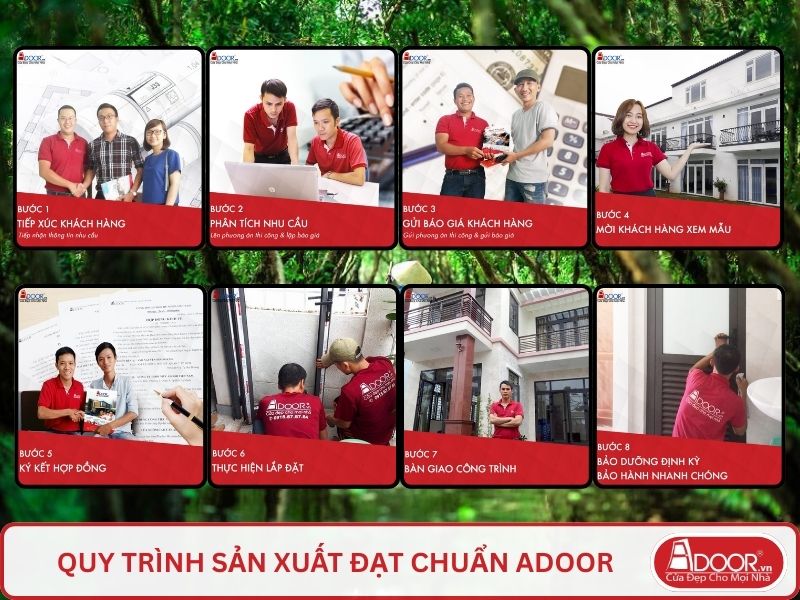 Cơ sở sản xuất của Adoor phục vụ khách hàng tại Long An