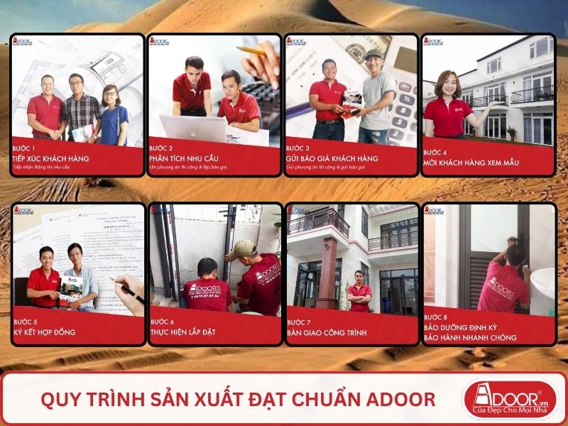 Cơ sở sản xuất của Adoor phục vụ khách hàng tại Phan Thiết