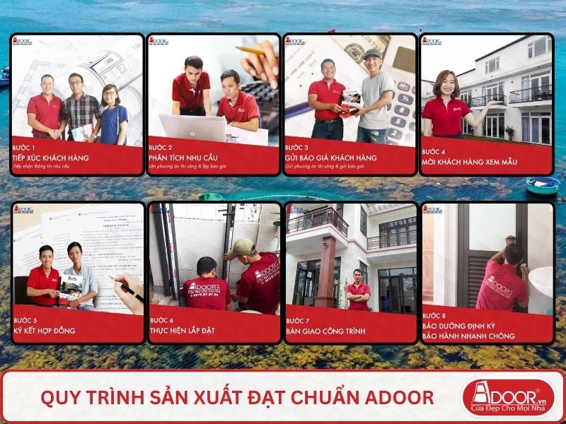 Cơ sở sản xuất của Adoor phục vụ khách hàng tại Quy Nhơn