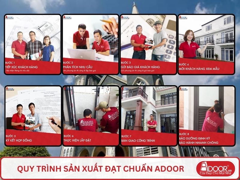 Cơ sở sản xuất của Adoor phục vụ khách hàng tại Thủ Dầu Một