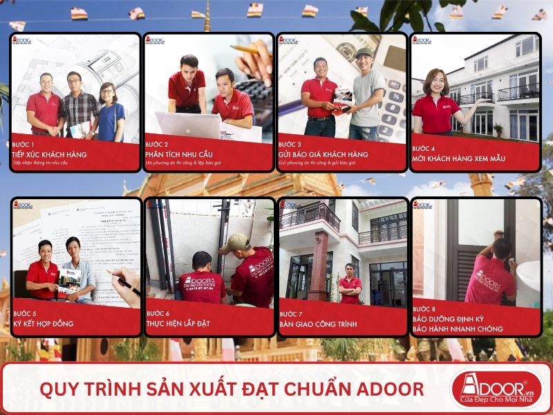Cơ sở sản xuất của Adoor phục vụ khách hàng tại Trà Vinh