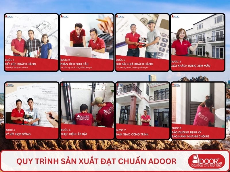 Cơ sở sản xuất của Adoor phục vụ khách hàng tại Vinh