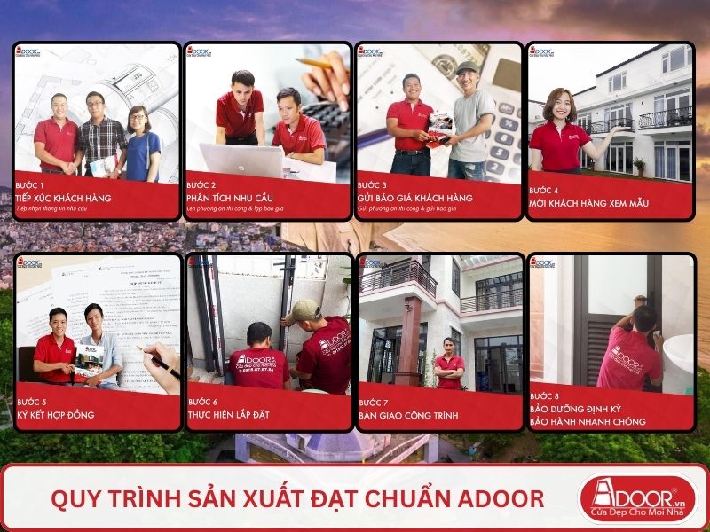 Cơ sở sản xuất của Adoor phục vụ khách hàng tại Vũng Tàu
