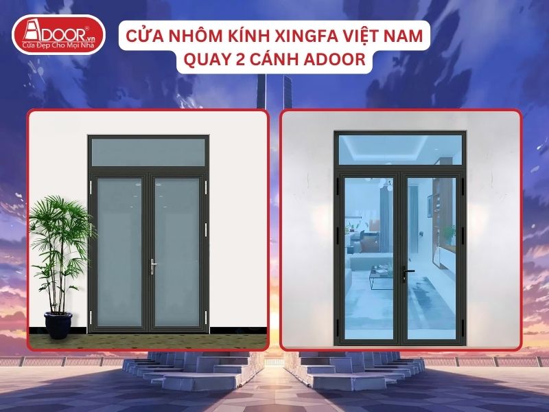 Cửa Mở Quay 2 Cánh Nhôm Kính Xingfa Tại Tuy Hòa Hệ Việt Nam Adoor Cửa Mở Quay 2 Cánh Nhôm Kính Xingfa Tại Tuy Hòa Hệ Việt Nam Adoor