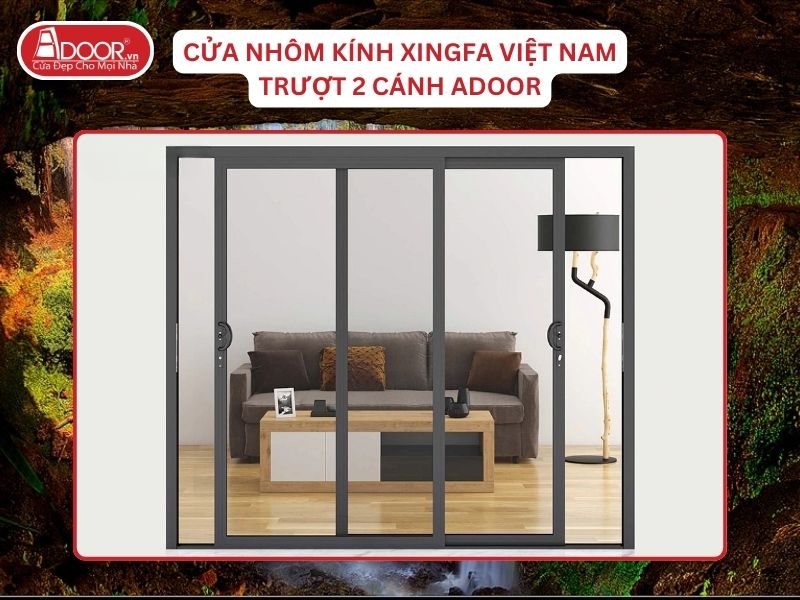 Cửa Mở Trượt 2 Cánh Nhôm Kính Xingfa Tại Gia Nghĩa Hệ Việt Nam Adoor Cửa Mở Trượt 2 Cánh Nhôm Kính Xingfa Tại Gia Nghĩa Hệ Việt Nam Adoor