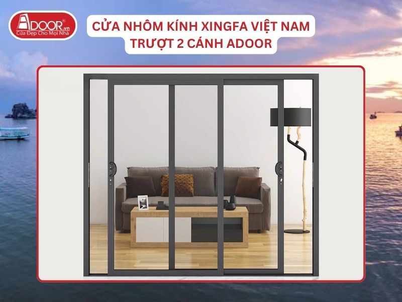Cửa Mở Trượt 2 Cánh Nhôm Kính Xingfa Tại Hà Tiên Hệ Việt Nam Adoor Cửa Mở Trượt 2 Cánh Nhôm Kính Xingfa Tại Hà Tiên Hệ Việt Nam Adoor