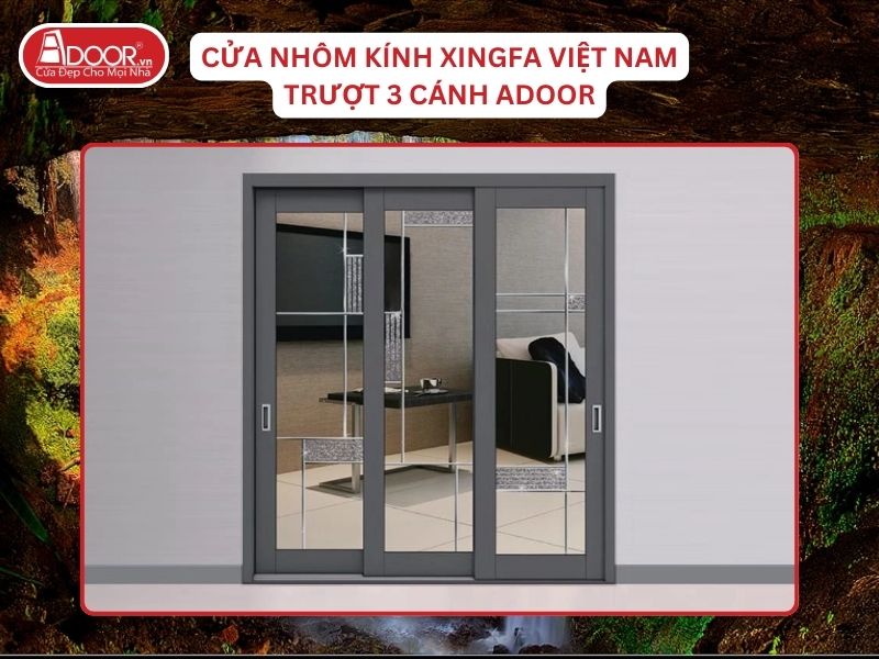Cửa Mở Trượt 3 Cánh Nhôm Kính Xingfa Tại Gia Nghĩa Hệ Việt Nam Adoor Cửa Mở Trượt 3 Cánh Nhôm Kính Xingfa Tại Gia Nghĩa Hệ Việt Nam Adoor