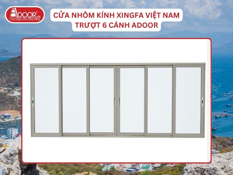 Cửa Mở Trượt 6 Cánh Nhôm Kính Xingfa Tại Cam Ranh Hệ Việt Nam Adoor Cửa Mở Trượt 6 Cánh Nhôm Kính Xingfa Tại Cam Ranh Hệ Việt Nam Adoor