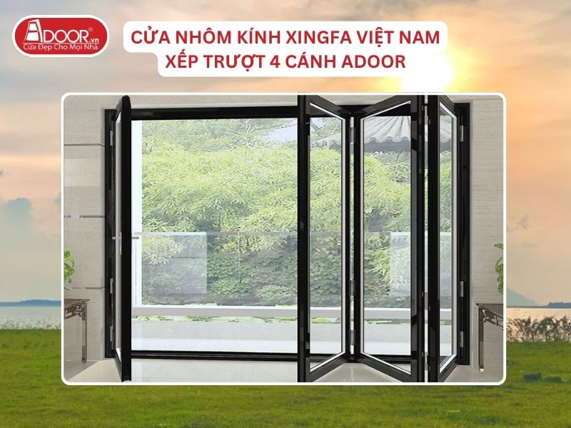 Cửa Mở Xếp Trượt 4 Cánh Nhôm Kính Xingfa Tại Tân Uyên Hệ Việt Nam Adoor Cửa Mở Xếp Trượt 4 Cánh Nhôm Kính Xingfa Tại Tân Uyên Hệ Việt Nam Adoor