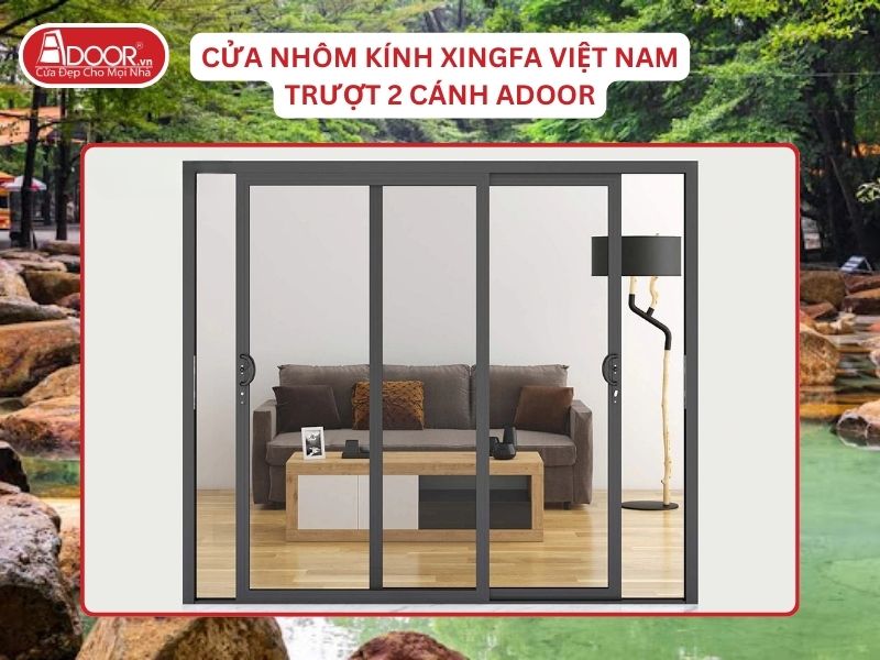 Cửa Trượt 2 Cánh Adoor Nhôm Kính Xingfa Tại Biên Hòa Nhôm Việt Nam
