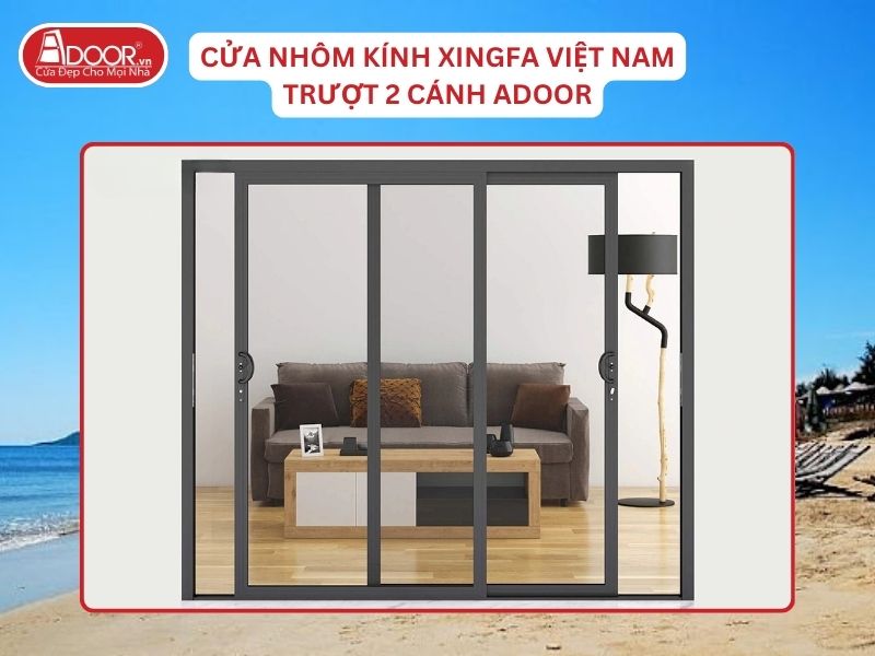 Cửa Mở Trượt 2 Cánh Adoor Nhôm Kính Xingfa Tại Hà Tĩnh Nhôm Việt Nam Cửa Mở Trượt 2 Cánh Adoor Nhôm Kính Xingfa Tại Hà Tĩnh Nhôm Việt Nam