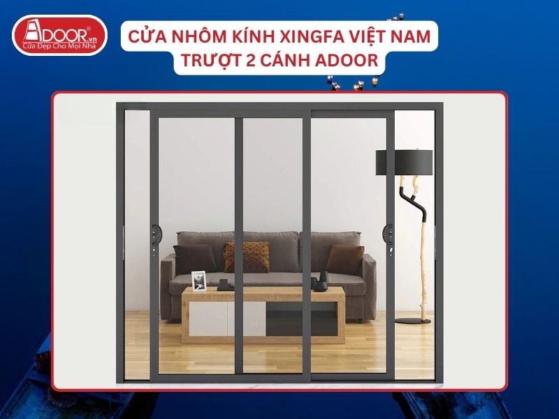 Cửa Trượt 2 Cánh Adoor Nhôm Kính Xingfa Tại Huế Nhôm Việt Nam Cửa Trượt 2 Cánh Adoor Nhôm Kính Xingfa Tại Huế Nhôm Việt Nam