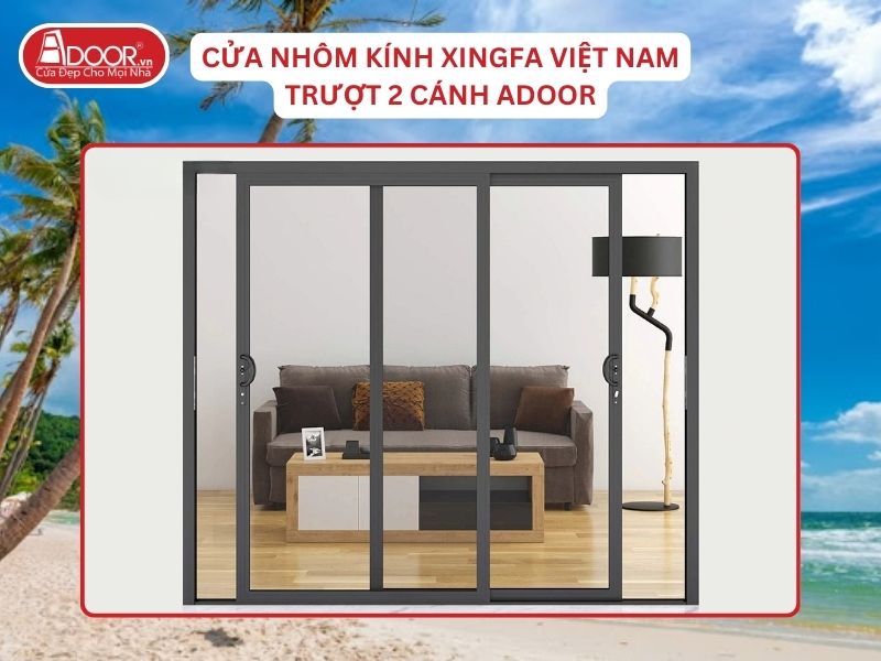 Cửa Trượt 2 Cánh Adoor Nhôm Kính Xingfa Tại Kiên Giang Nhôm Việt Nam Cửa Trượt 2 Cánh Adoor Nhôm Kính Xingfa Tại Kiên Giang Nhôm Việt Nam