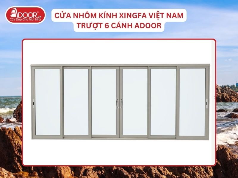 Cửa Mở Trượt 6 Cánh Adoor Nhôm Kính Xingfa Tại Vinh Nhôm Việt Nam Cửa Mở Trượt 6 Cánh Adoor Nhôm Kính Xingfa Tại Vinh Nhôm Việt Nam
