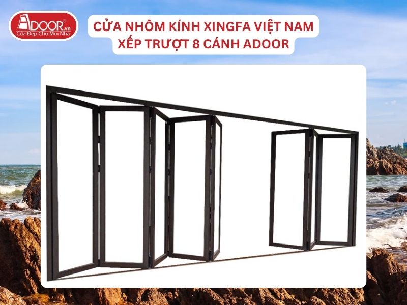 Cửa Xếp Trượt 7 Cánh Adoor Nhôm Kính Xingfa Tại Vinh Nhôm Việt Nam Cửa Xếp Trượt 7 Cánh Adoor Nhôm Kính Xingfa Tại Vinh Nhôm Việt Nam