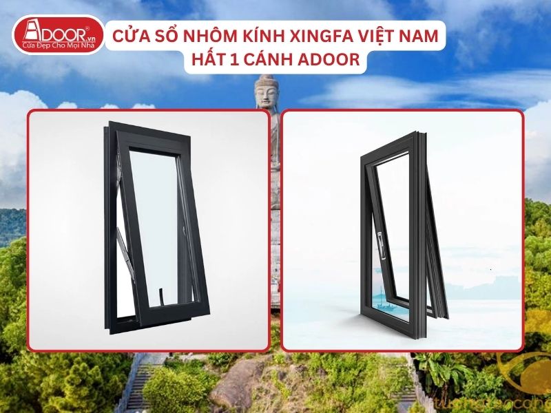 Cửa Sổ Mở Hất 1 Cánh Nhôm Kính Xingfa Tại Bắc Ninh Hệ Việt Nam Adoor Cửa Sổ Mở Hất 1 Cánh Nhôm Kính Xingfa Tại Bắc Ninh Hệ Việt Nam Adoor