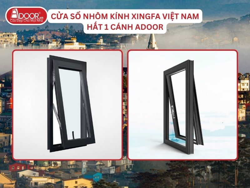 Cửa Sổ Mở Hất 1 Cánh Nhôm Kính Xingfa Tại Đà Lạt Hệ Việt Nam Adoor Cửa Sổ Mở Hất 1 Cánh Nhôm Kính Xingfa Tại Đà Lạt Hệ Việt Nam Adoor